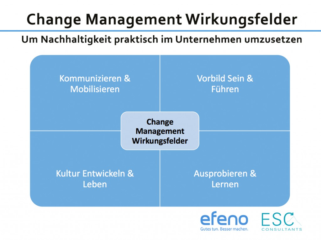 Folge 9 Change Management Umsetzung Nachhaltigkeit Unternehmen Handbuch Nachhaltigkeit Change Management Umsetzung Unternehmen