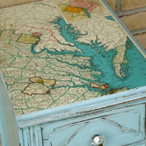 Landkarten upcycling nachhaltigkeit