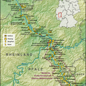 Karte Mittelrhein