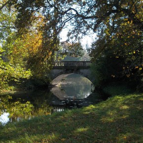 Neue Brücke im Wörlitzer Park